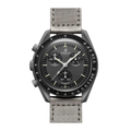 Chronograph 42 – Schwarzes Zifferblatt | Dunkelgraues Gehäuse & Schwarzes Armband & Tachymeterlünette
