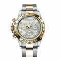 Chronograph 40 – Schwarzes Zifferblatt | Edelstahl- & Goldfarbenes Armband & Tachymeterlünette