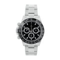 Chronograph 40 – Reverse-Panda-Zifferblatt | Edelstahlarmband & Schwarze Keramik-Tachymeterlünette
