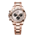 Chronograph 40 – Schokoladenbraunes Zifferblatt | Roségoldfarbenes Armband