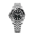 GMT Explorer 40 – Schwarz-Graues Zifferblatt | Edelstahl-Jubilee-Armband & Zweifarbige Keramiklünette
