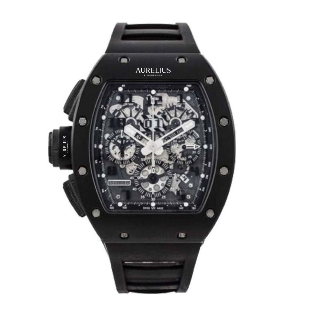 Skelett-Chronograph 44 – Durchbrochenes Zifferblatt | Verbundstoffgehäuse & Kautschukarmband