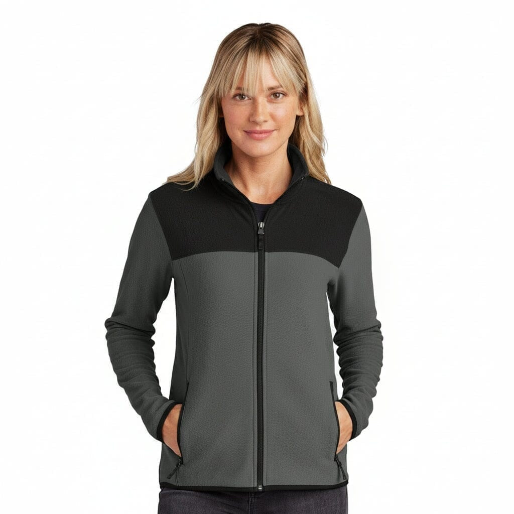 Damen-Fleecejacke „glacier“ Mit Durchgehendem Reißverschluss