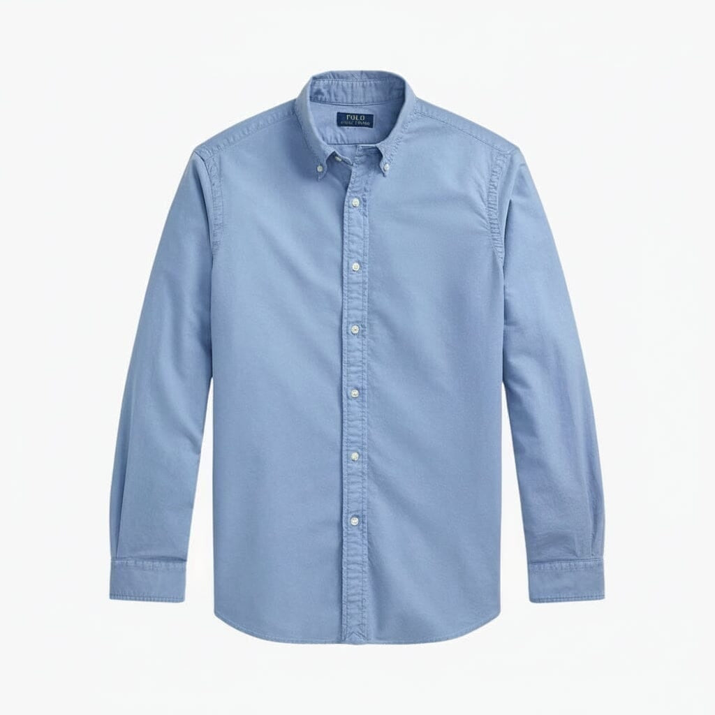 Slim Fit, Stückgefärbtes Oxford-Hemd