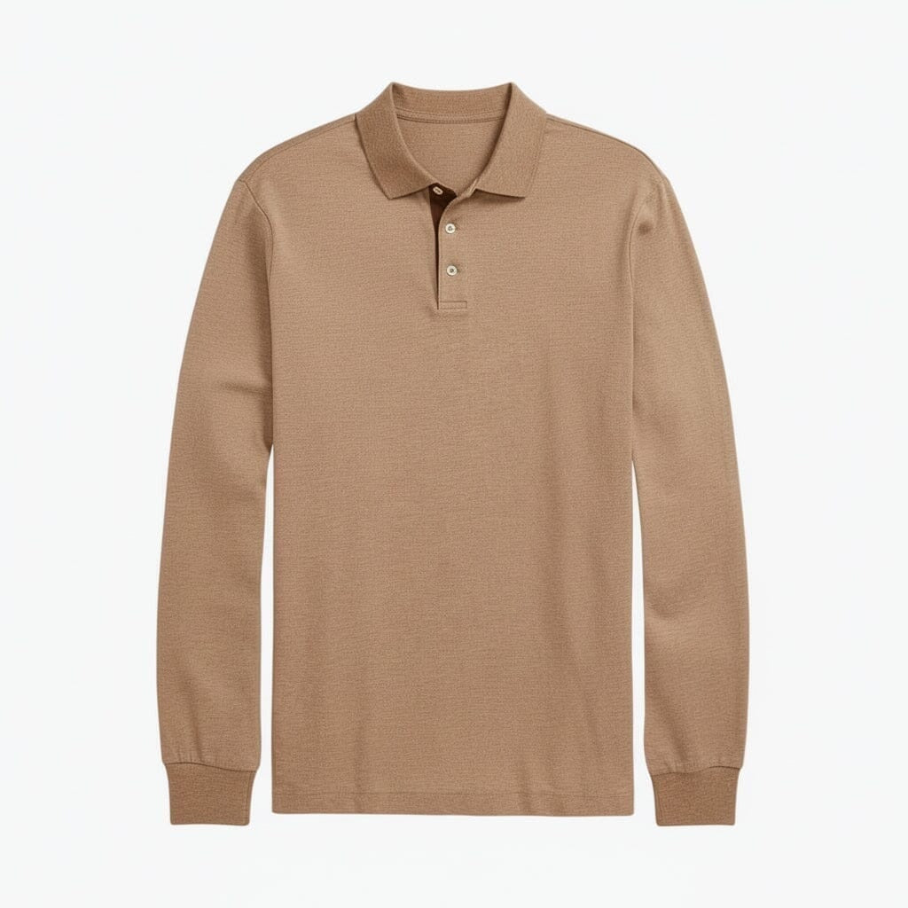 Classic Fit Poloshirt Aus Weicher Baumwolle