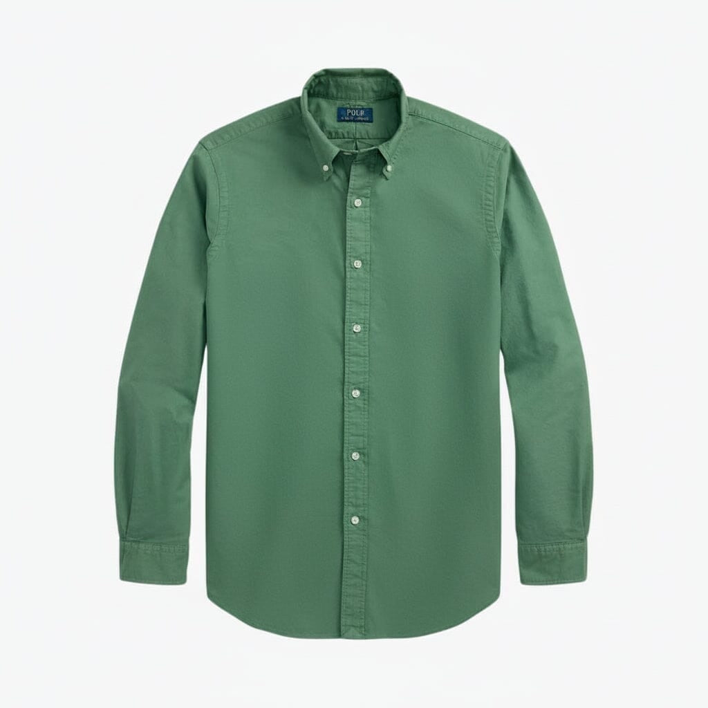 Slim Fit, Stückgefärbtes Oxford-Hemd