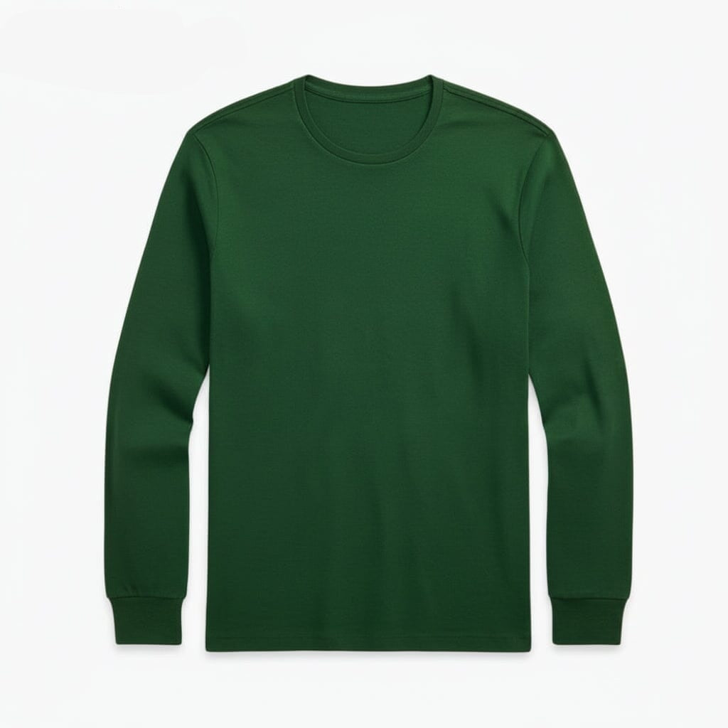 Classic Fit T-SHIRT Aus Weicher Baumwolle Mit Rundhalsausschnitt