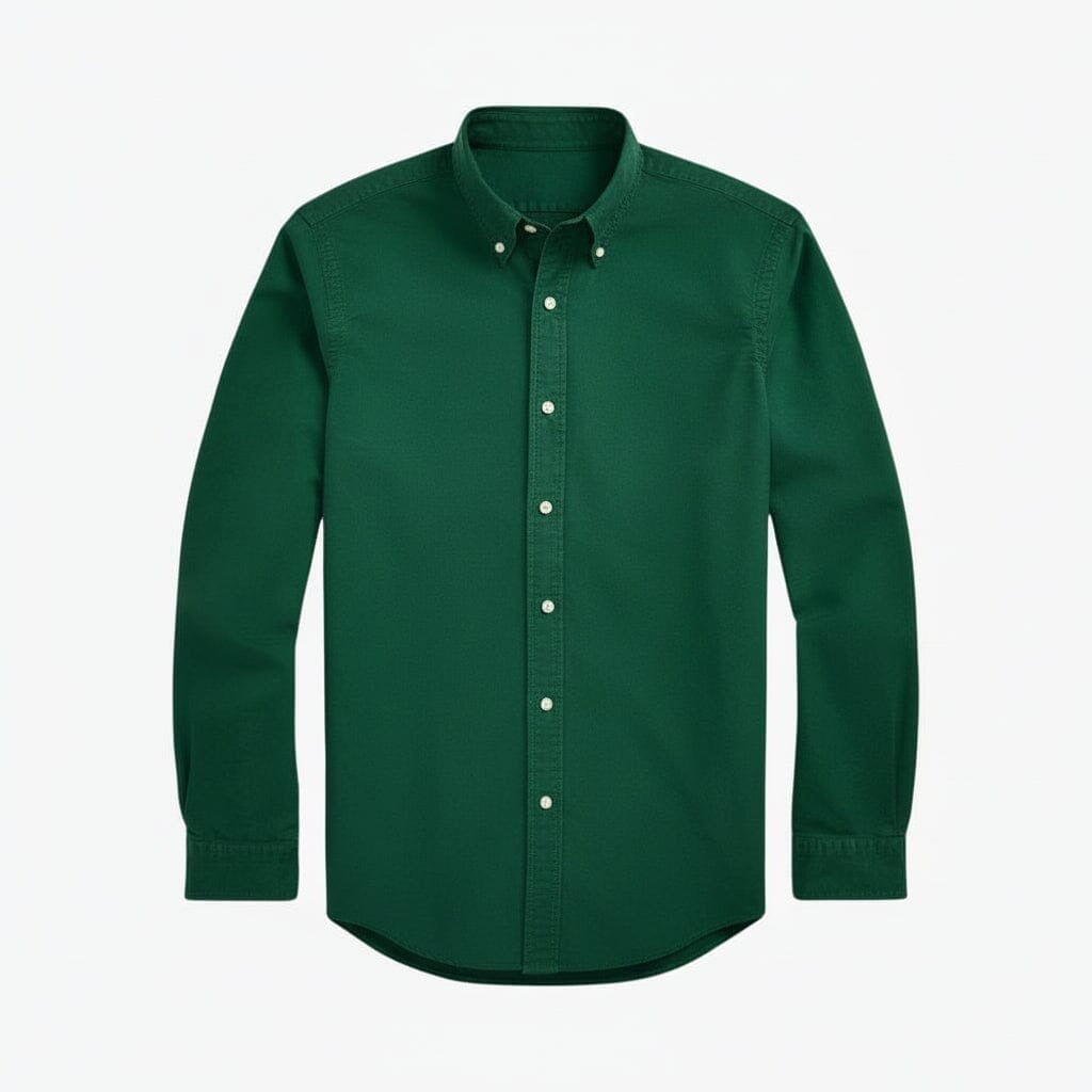 Slim Fit, Stückgefärbtes Oxford-Hemd