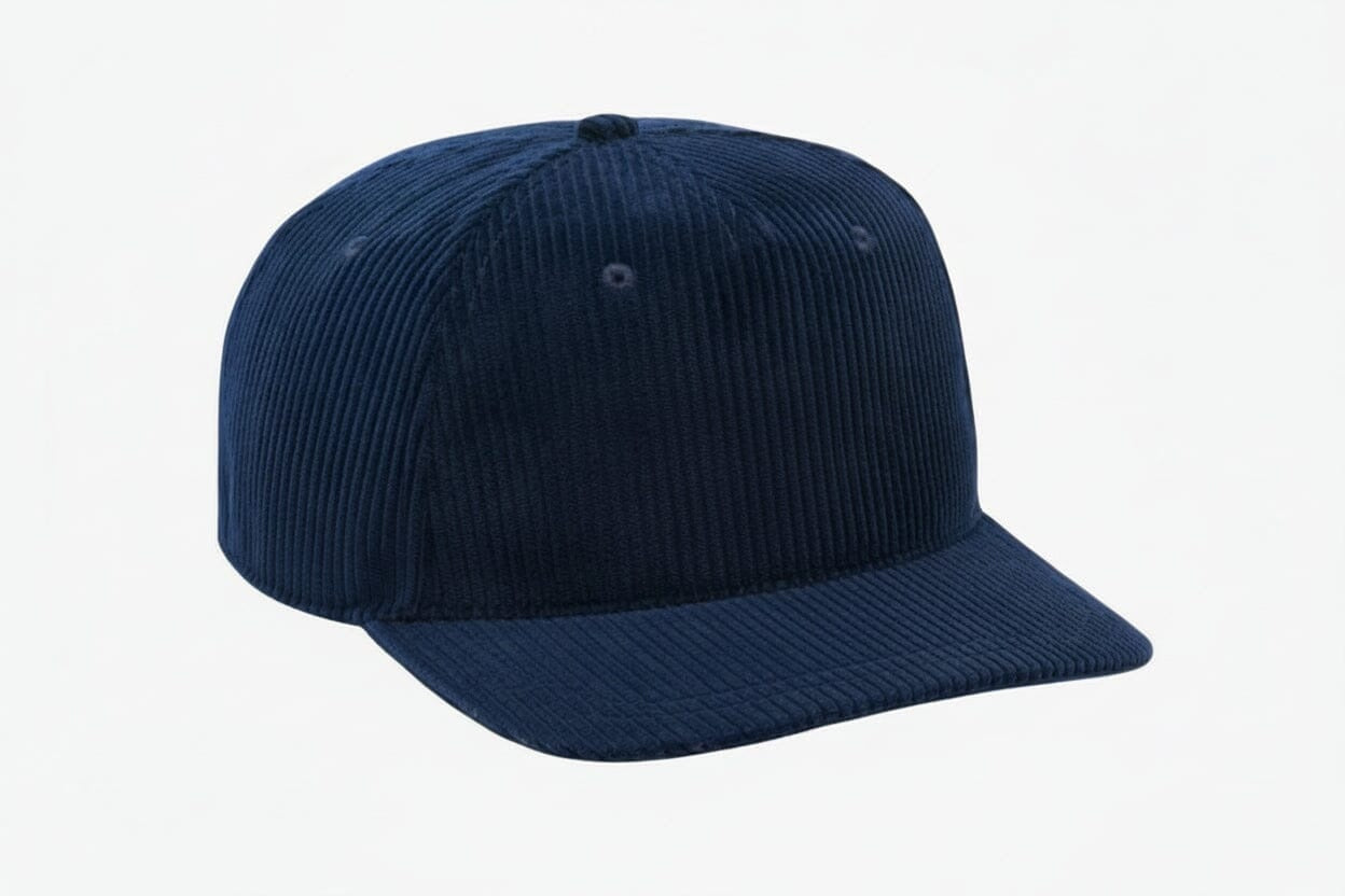 Bestickte Cord-Golfkappe