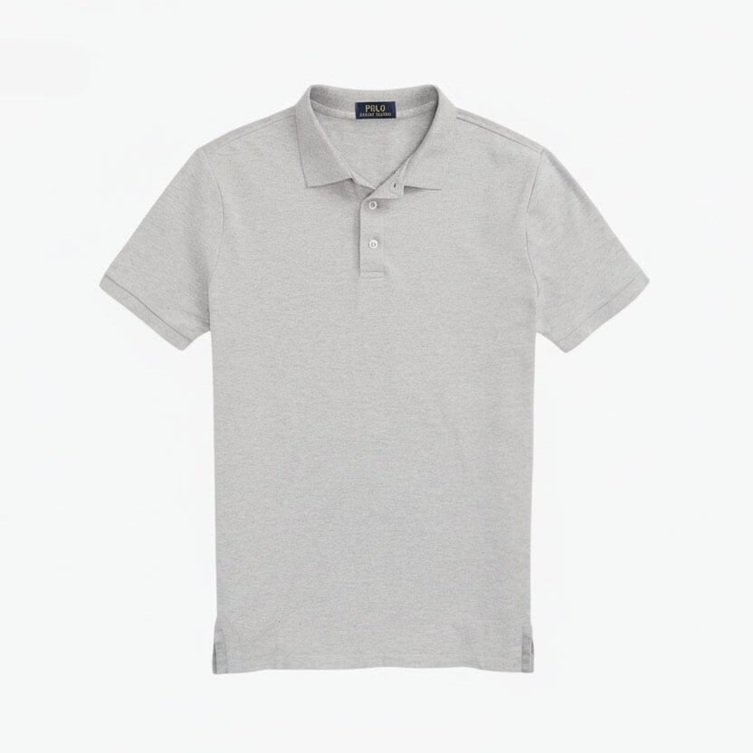 Custom Slim Fit Stretch-Mesh-Poloshirt