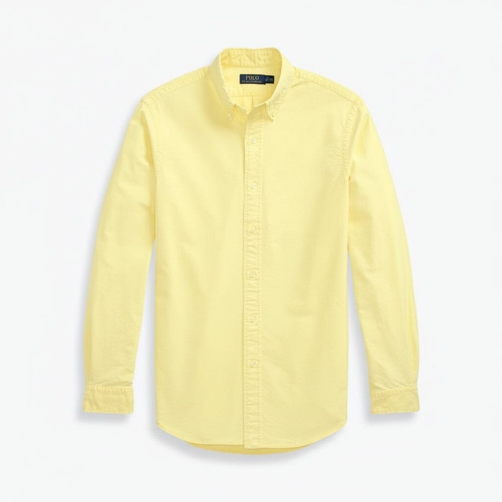 Slim Fit, Stückgefärbtes Oxford-Hemd