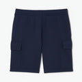 Cargo-Shorts Aus Baumwollfleece