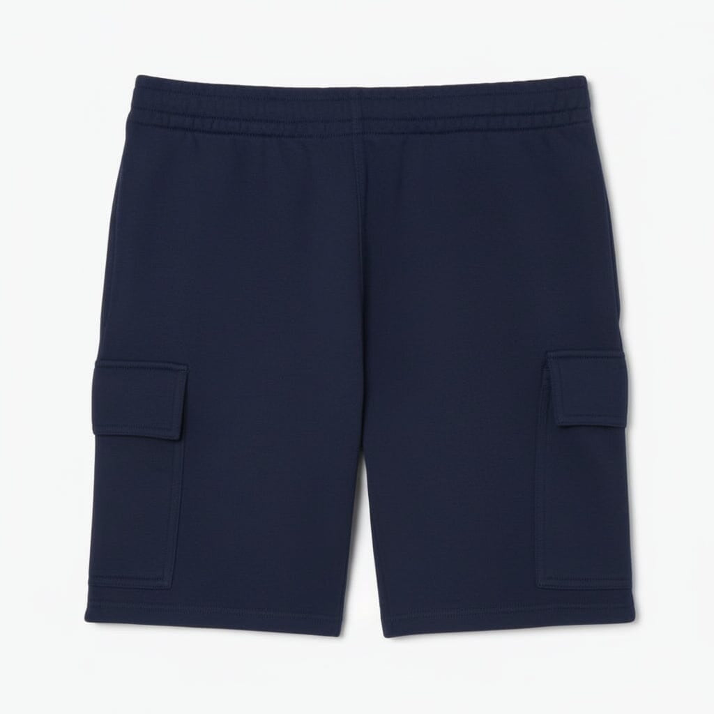 Cargo-Shorts Aus Baumwollfleece