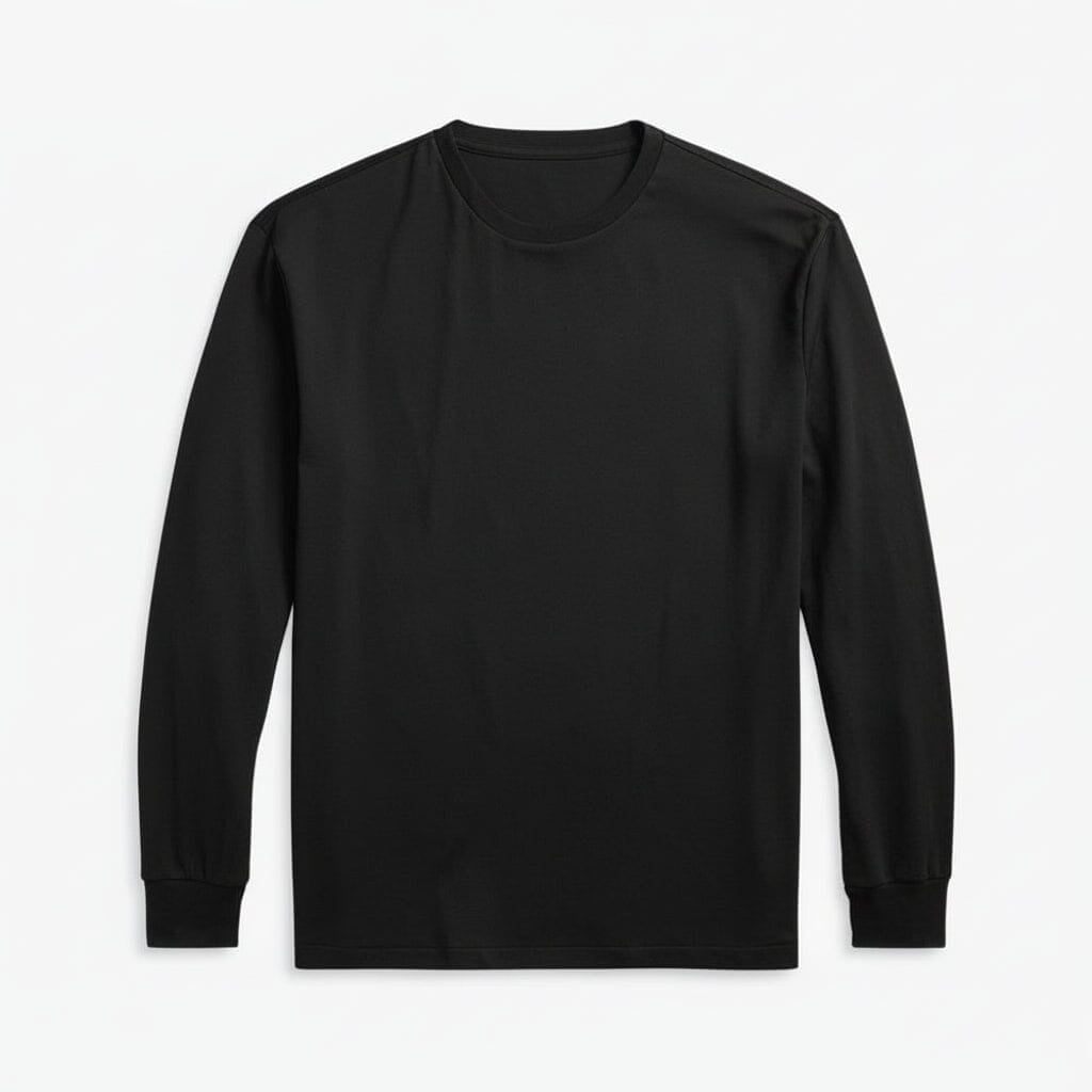 Classic Fit T-SHIRT Aus Weicher Baumwolle Mit Rundhalsausschnitt