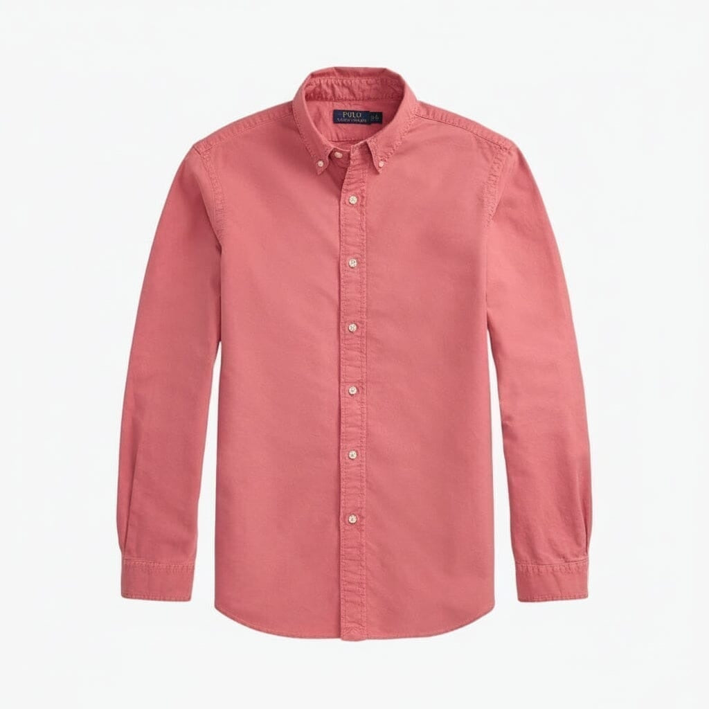 Slim Fit, Stückgefärbtes Oxford-Hemd
