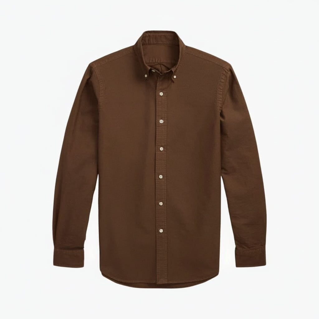 Slim Fit, Stückgefärbtes Oxford-Hemd