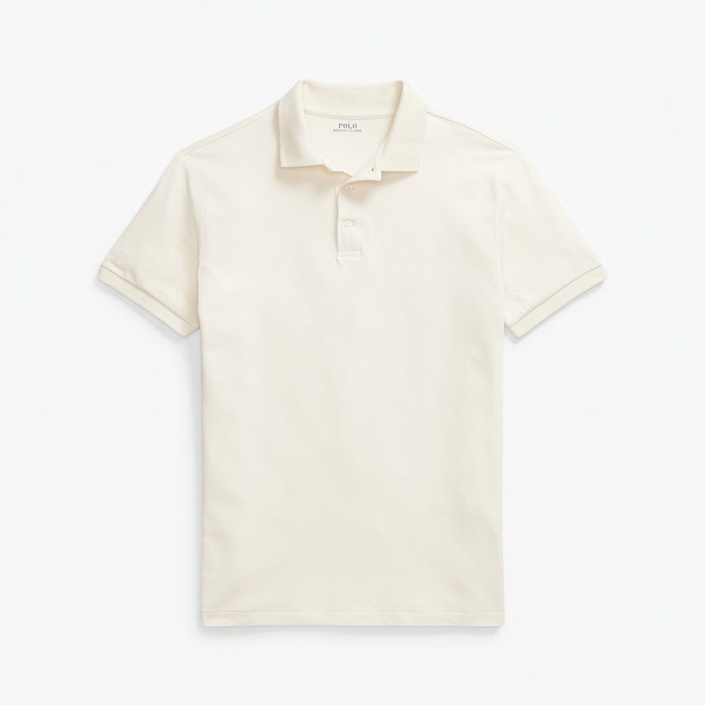 Custom Slim Fit Stretch-Mesh-Poloshirt