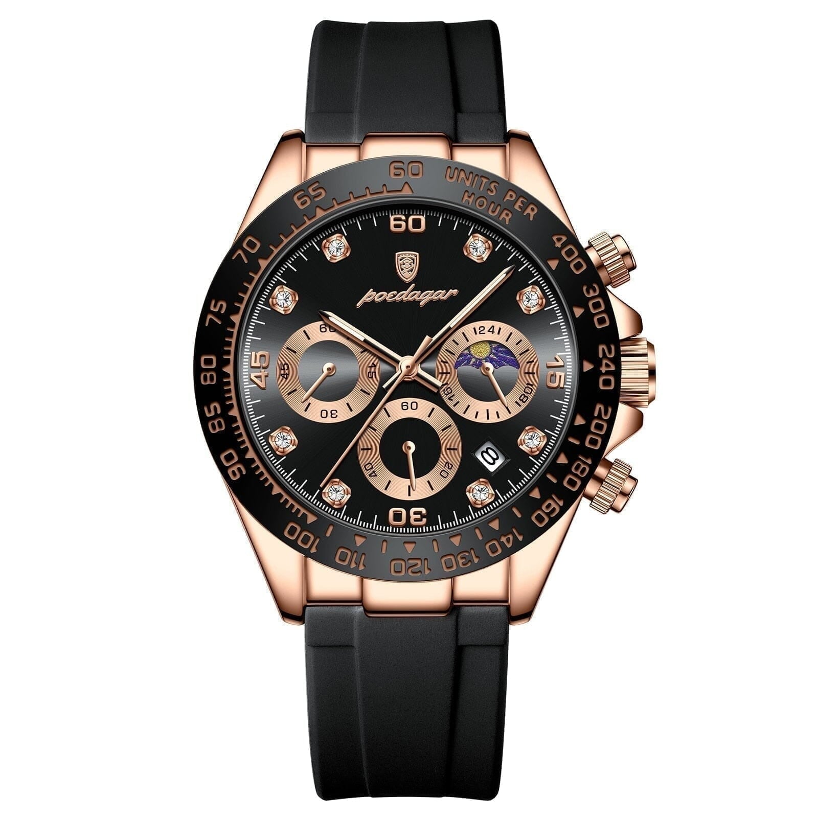Chronograph Zeitdatum