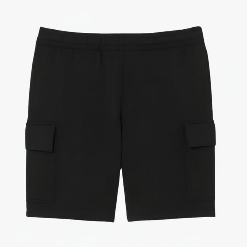 Cargo-Shorts Aus Baumwollfleece
