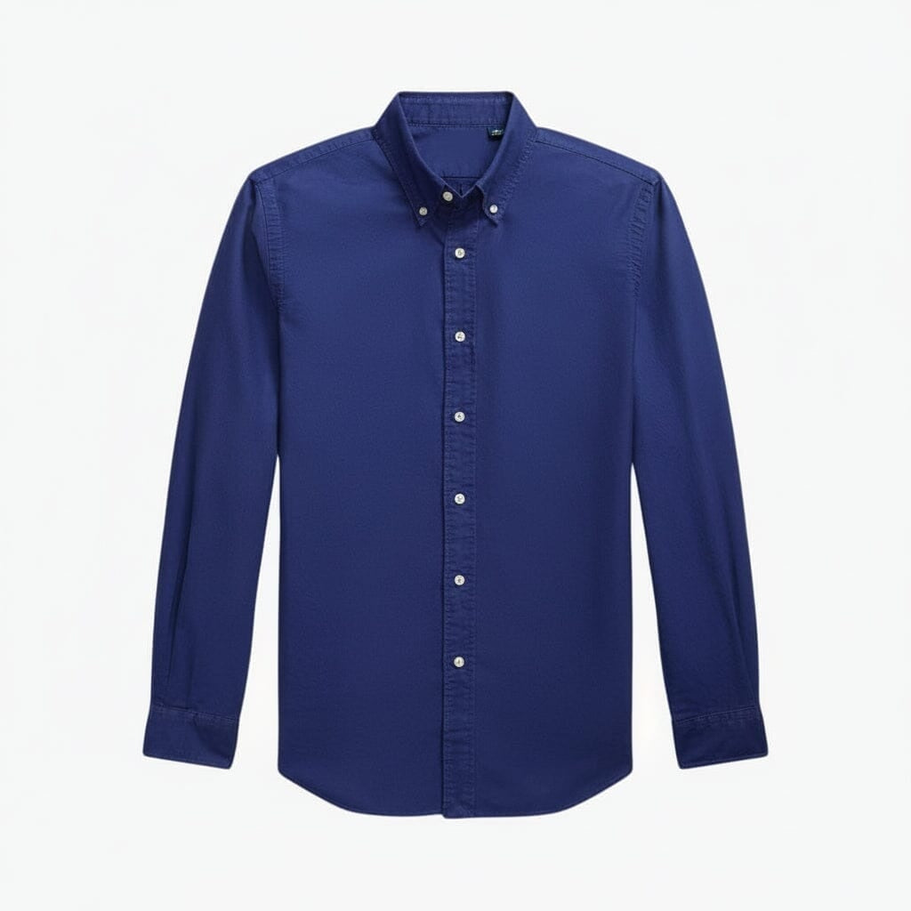 Slim Fit, Stückgefärbtes Oxford-Hemd