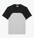 Baumwolljersey-Farbblock-T-Shirt